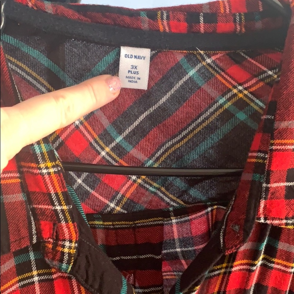 3x plus old navy soft flannel woman’s